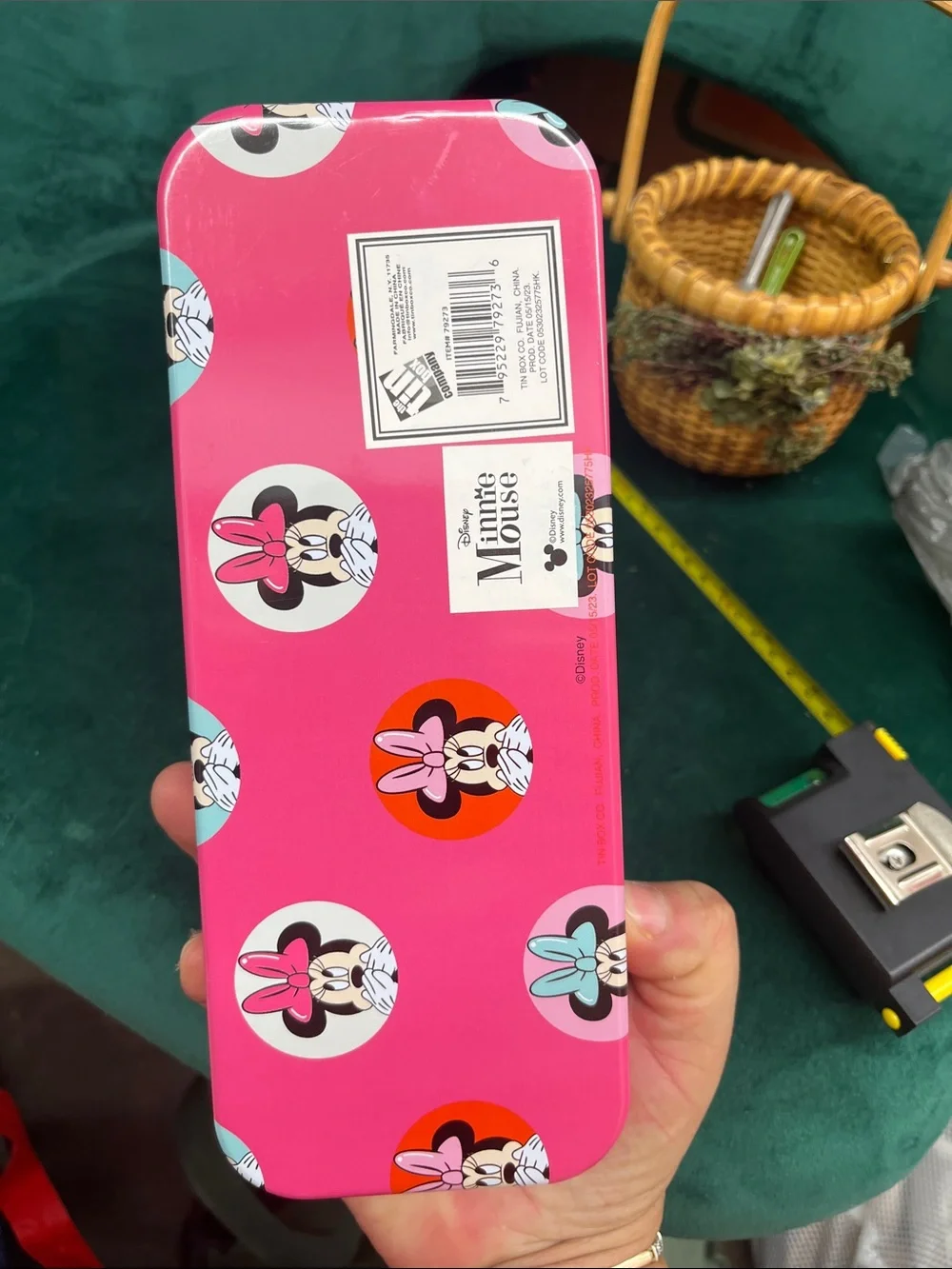 Disney Minnie Mouse Pink Polka Dot Pencil Case
